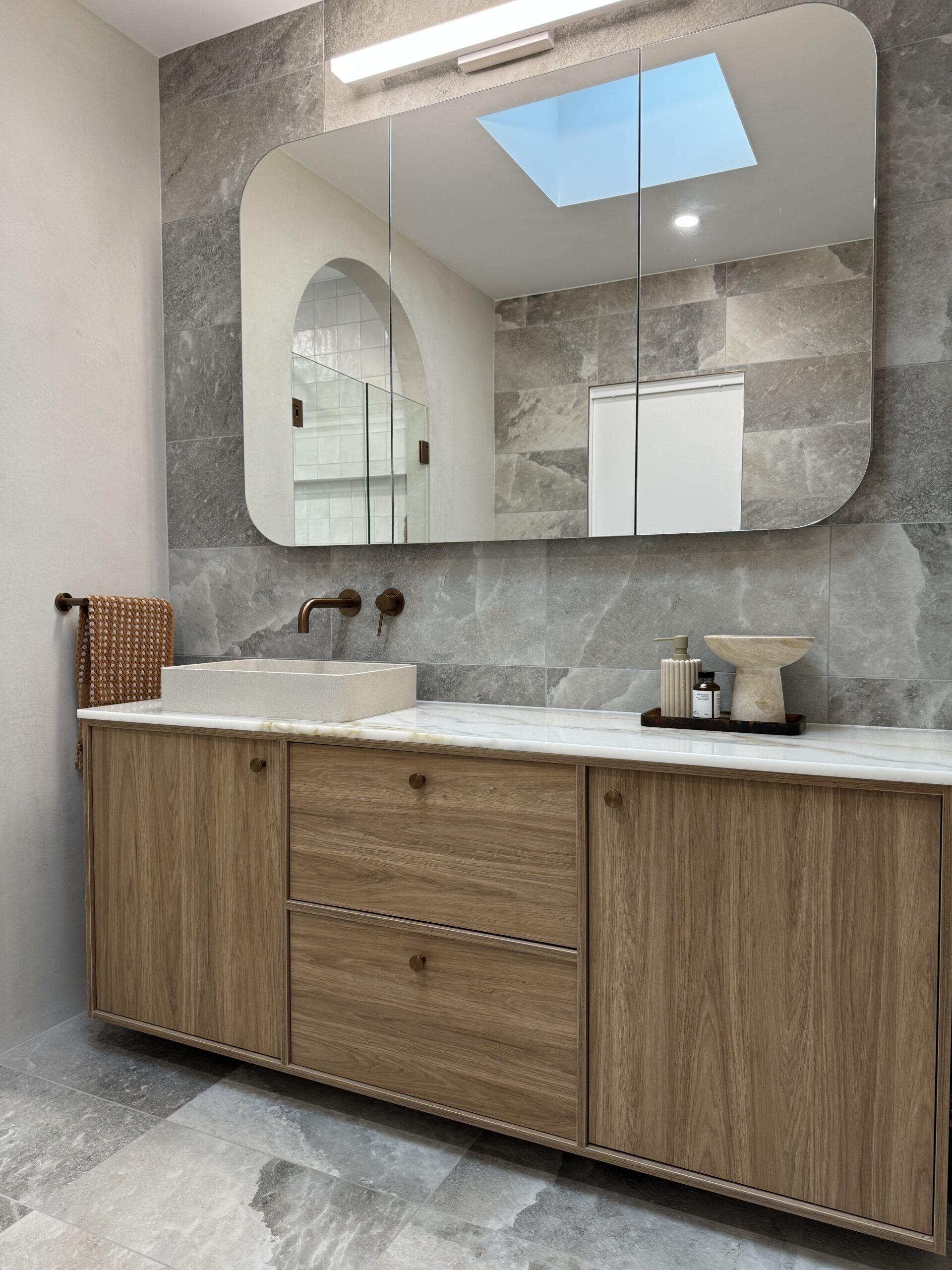 Finished bathroom renovation by Reliable Bathrooms