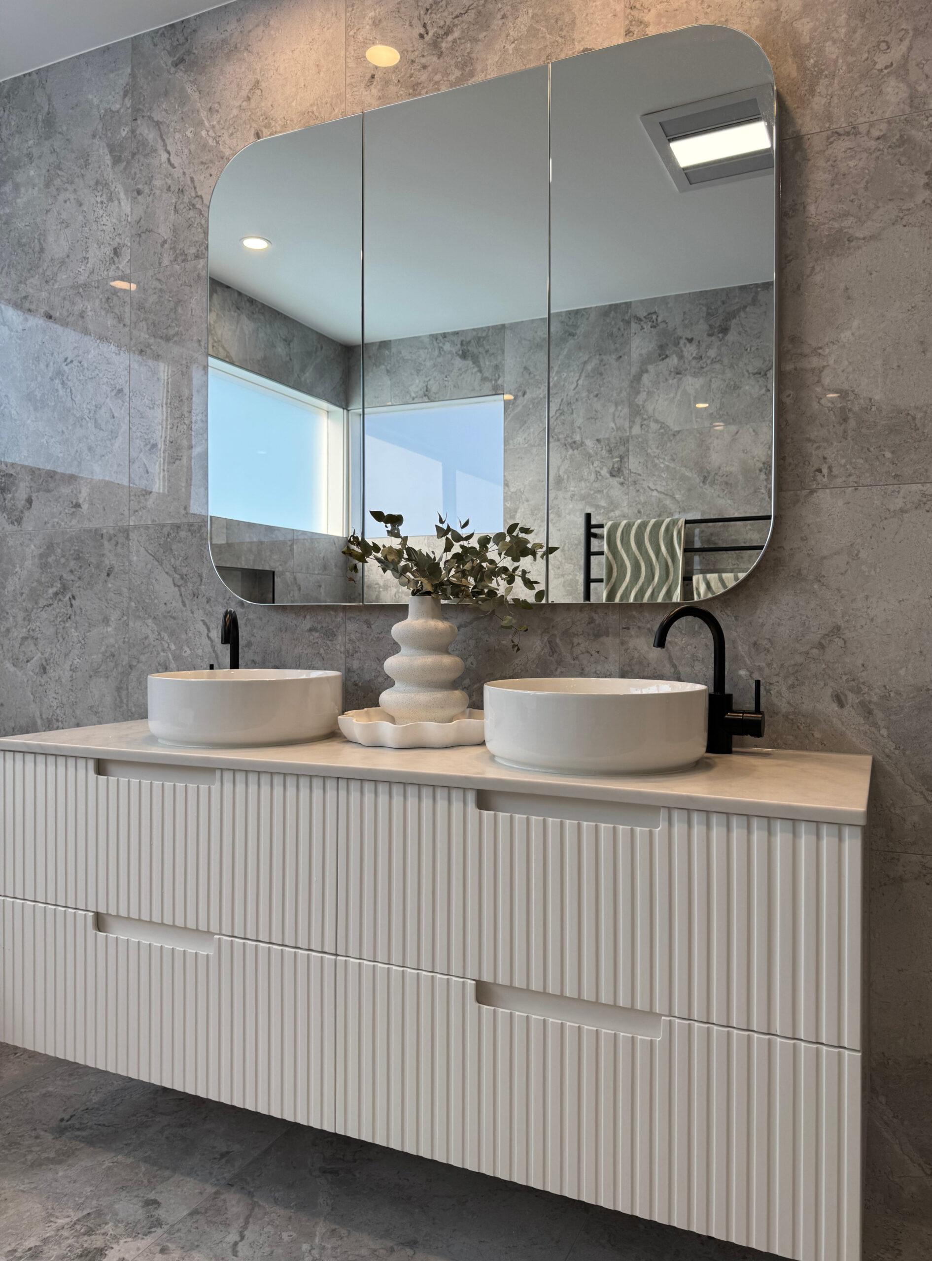 Finished bathroom renovation by Reliable Bathrooms